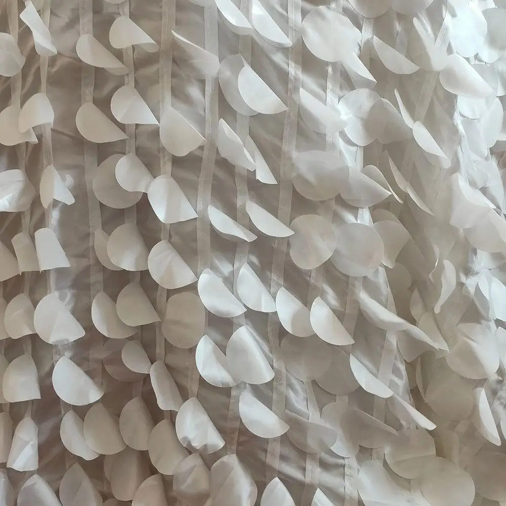 Solid White Sewing Embroidered Wedding Banquet Tablecloth High-end Luxury weding Party Table Cover Hotel Decoration Table Cloth
