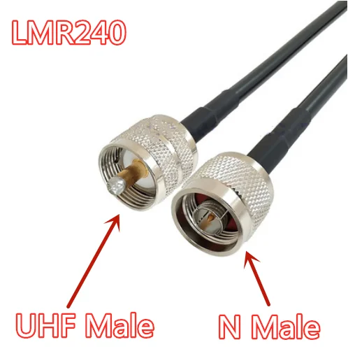 

LMR240 кабель N штекер к UHF штекер 50-4 LMR-240 RF коаксиальный разъем Джампер кабель