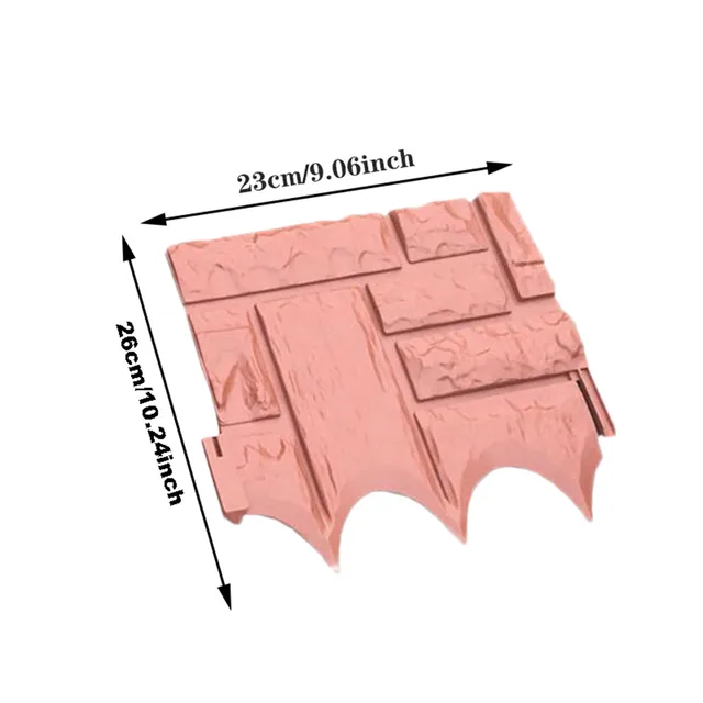 Kültéri Fém Virágok 6Db -Os Szélső Gátkerti Udvari Udvar Virágágy Határkerítés Dekoráció Ház Száma Számokkal Megvilágítva - Image 6