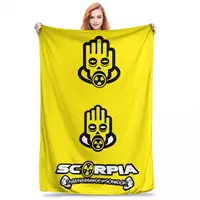 Scorpia - Central Del Sonido Blanket Fleece Multi-function Throw Blankets Sofa For Home Bedroom Outdoor Throws Bedspread Quilt 1