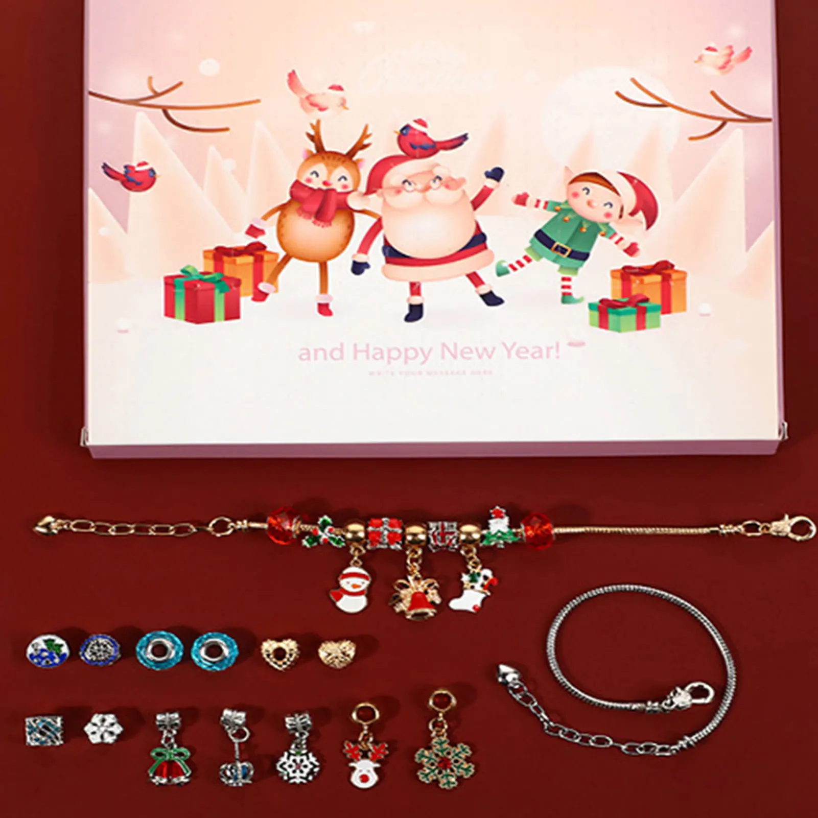 Countdown Calendar Jewelry Christmas Advent Calendar Bracelets For Girls Christmas Advent Countdown Calendars Jewelry