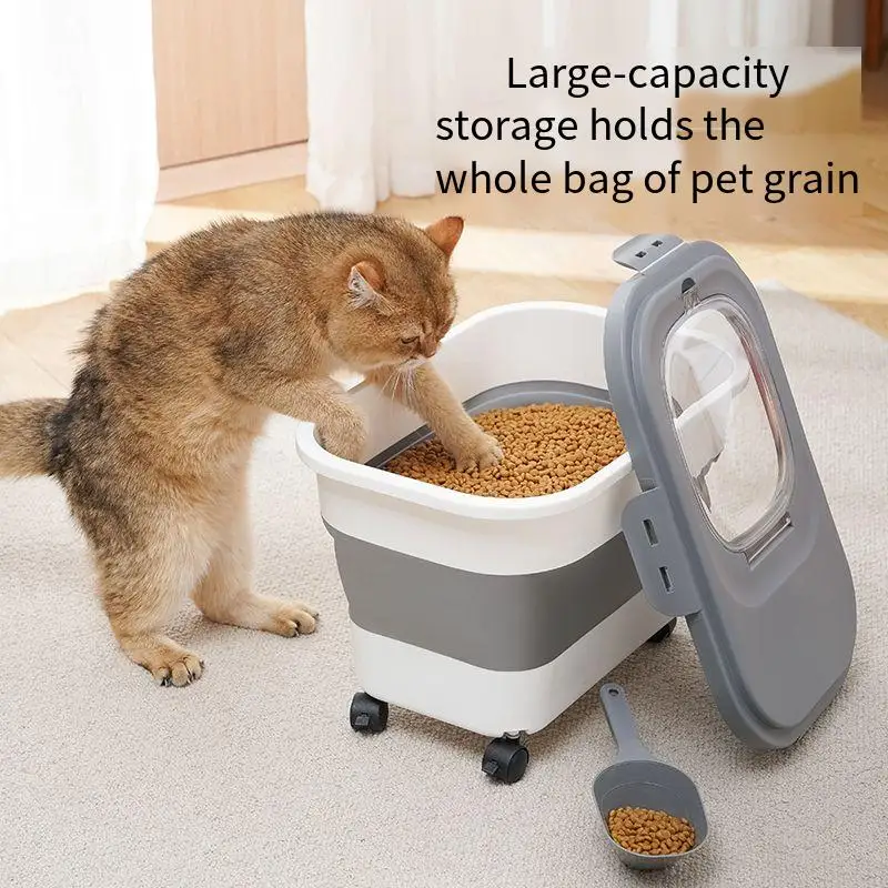 3 PIECE AIRTIGHT LARGE STORAGE CONTAINERS FEED PET DOG CAT ANIMAL