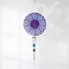 Wind chime mandala 3D rotating wind chime wind turns home garden pastoral gradient decoration creative hanging ornaments 5