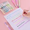 3D Three-dimensional Jelly Pen Color Gel Pen Student Cute Pen DIY Multi-color Painting Pen Graffiti Ceramic Metal Glass Nail Pen 4