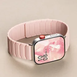 Silicone Armor Magnetic Sport Strap - Breathable Winter Wristband for Huawei Fit 5 4 3 pro (PS)