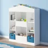 Kids Toy Storage Organizer, 12 Cubby Castle Bookcase and Bookshelf, Nursery Childrens Toddlers Dollhouse Kid Bookshelf 1
