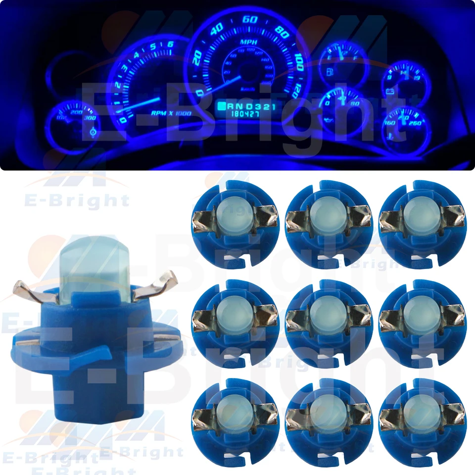 thumbnail image 2 of 10Pcs T4.7 Car Instrument Light 5050 1 SMD LED Auto Dashboard Dash Lamp 2 of 9