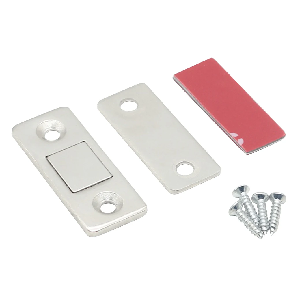 10-1Set Magnetic Cabinet Catches Magnet Door Stops Ultra-Thin Invisible Anti-Rust Door Magnet Kit with Screw for Home Office magnetic cabinet catches,magnetic cabinet latches