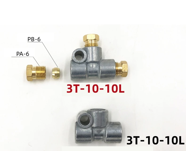 2-Wege/3-Wege/4-Wege-Verbindungsblock 4T-8-8L+PA+PB/3T-8-8L Ölverteiler/Trennventil/Teiler für CNC-Maschine, Zinklegierung – Detail 6