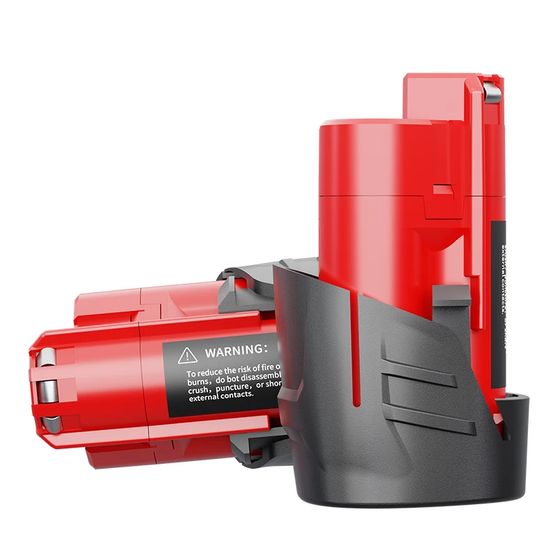 Bateria Recarregável com Carregador Milwaukee M12 Ferramentas sem Fio 12v ah 6.0ah 48112402 48-11-2411 48-11-2411 48-11-2401 Mil-12a-li - Image 5