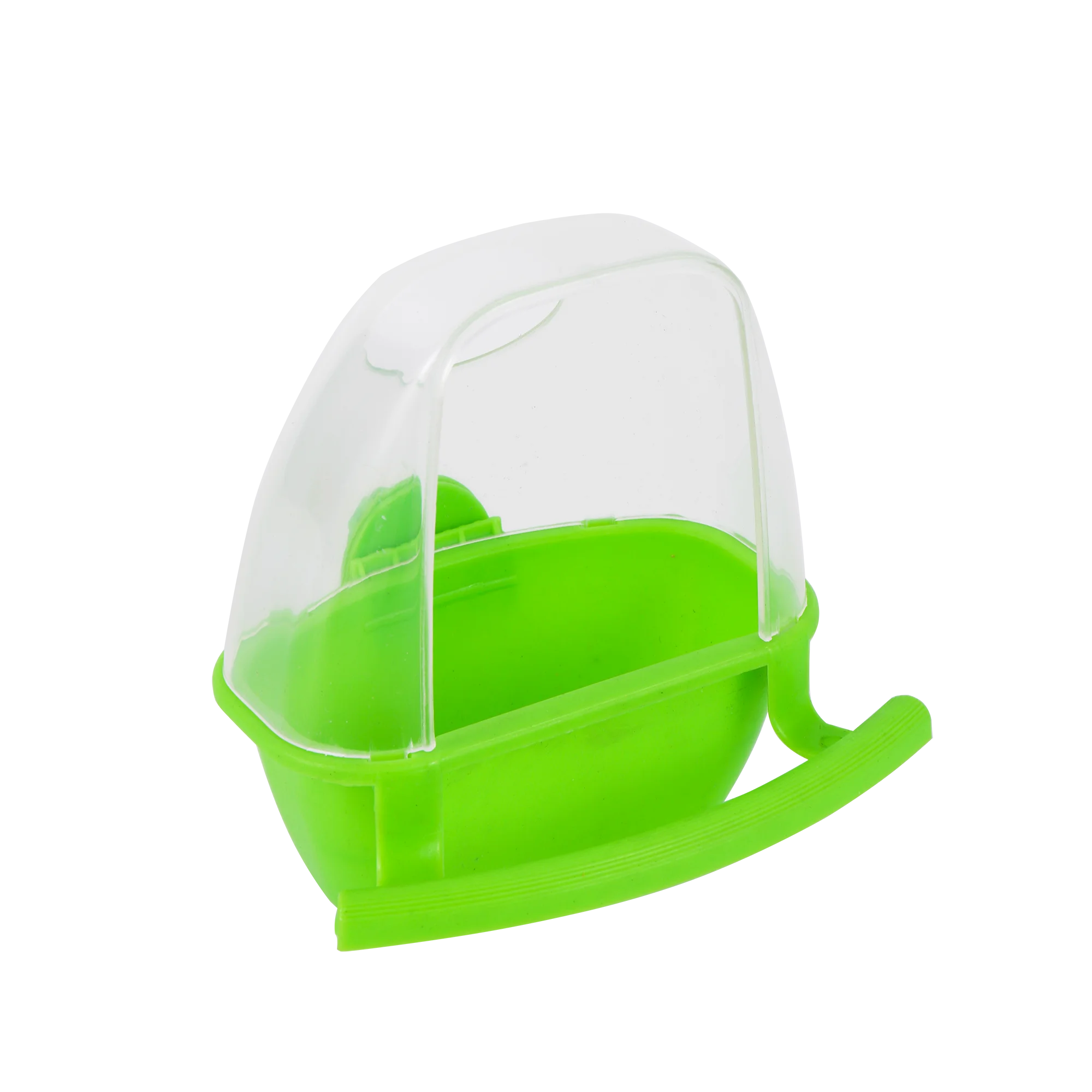 Parrot Feeder Bird Feeder Parrot Feeding Bowl Bird Cage Feeder Parrot Birds Water Hanging Bowl Parakeet Feeder Box Pet Cage Plastic Food Container Bird Supplies 1 Pcs