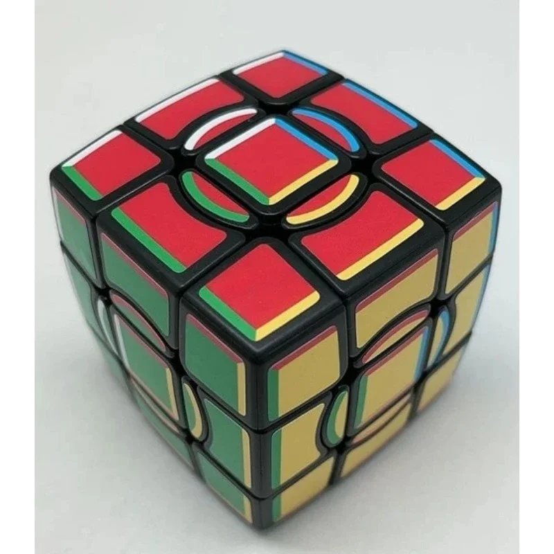 New Calvin's Puzzle 3x3 Cube Super Crazy 3x3x3 Cube Black Body Super 3x3 Magic Cube Children's Educational Toy 6-12y Megaminx limited edition cube super star football three generations magic cube black and white super star cube alexander star collection