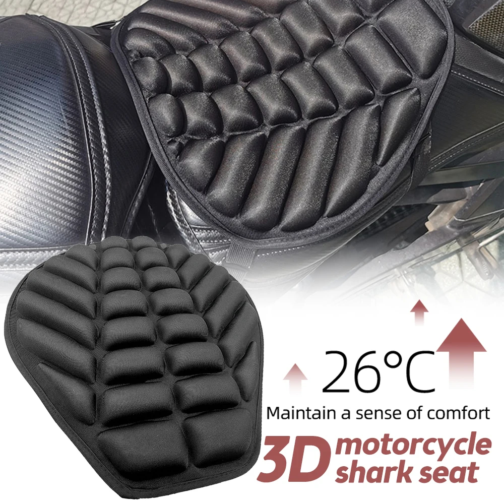 New Motorcycle Seat Cover Air Pad Motorcycle Air Seat Cushion Cover Pressure Relief Protector Universal Motorcycle Gel Seats new leather universal car seat cover seats covers automobiles cushion for benz mercedes w212 w213 w220 w221 w222 w245 w460 b250