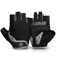 MOREOK Cycling Gloves Breathable Half Finger 5MM Pads Bike Gloves Anti-slip Shock-absorbing Mountain Road Biking Bicycle Gloves 2