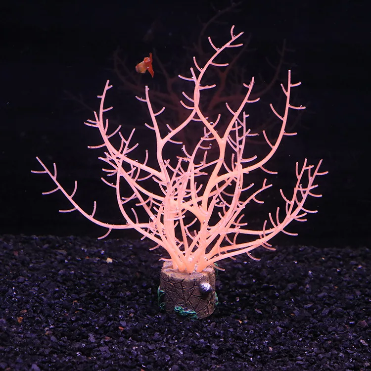 Luminous Silicone Sea Anemone Aquarium Decor Ornament