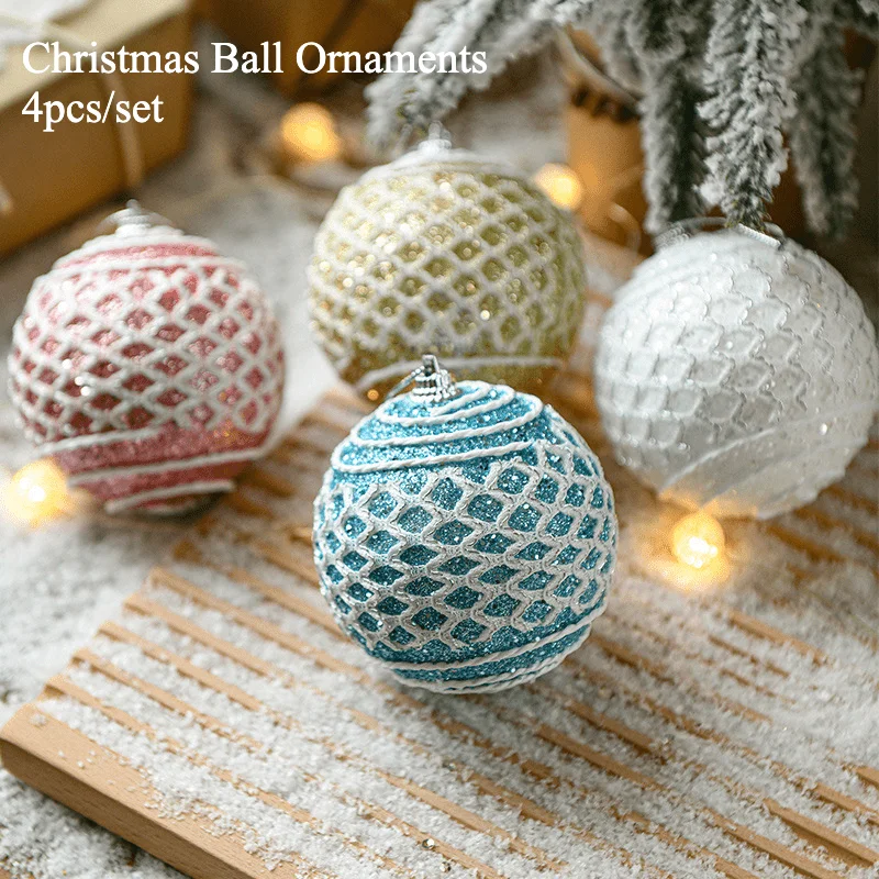 Christmas Ball Pendant Hanging Ornaments for Christmas Festival Decor, for Indoor and Outdoor Decor, Share Happiness and Joy