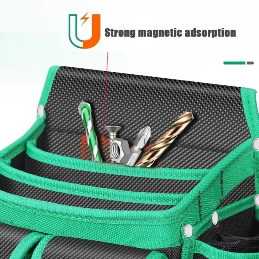 LAOA Electrician's Waist Bag Waterproof and Sturdy Multifunctional Carpenter's Bag Thickened 1680D Oxford Fabric Home Toolbag 5