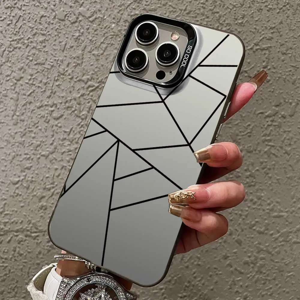 Silver IMD Protective Phone Case - Stylish and Durable Cover