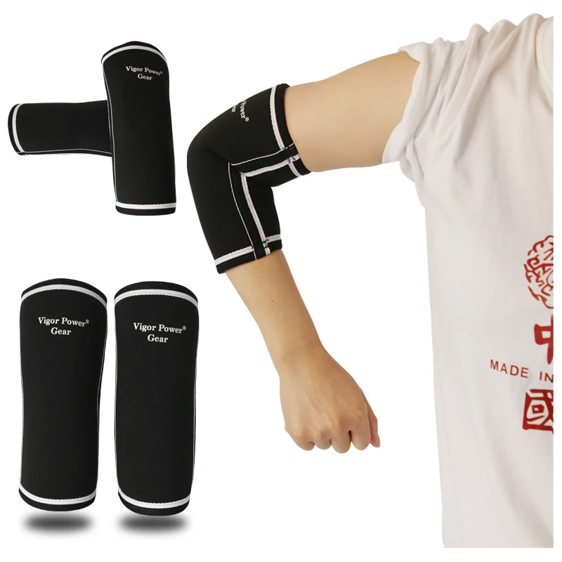 Elbow Support Pad for Weightlifting,Basketball Arm Sleeve, Fitness Elbow Brace, Body Building, 5mm Sleeve,Sport Safety
