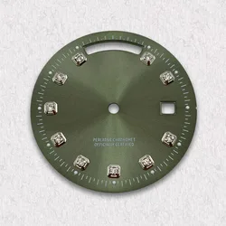 Premium 31mm S Logo Dial with Day - Date and Diamond Sunray Design - S  Dial (AW - D - 567)