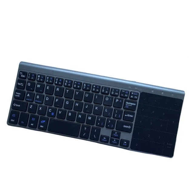 Slient Wireless Keyboard with Touchpad Numeric Bt 3.0 Keyboard Wireless for Tablet Laptop TV