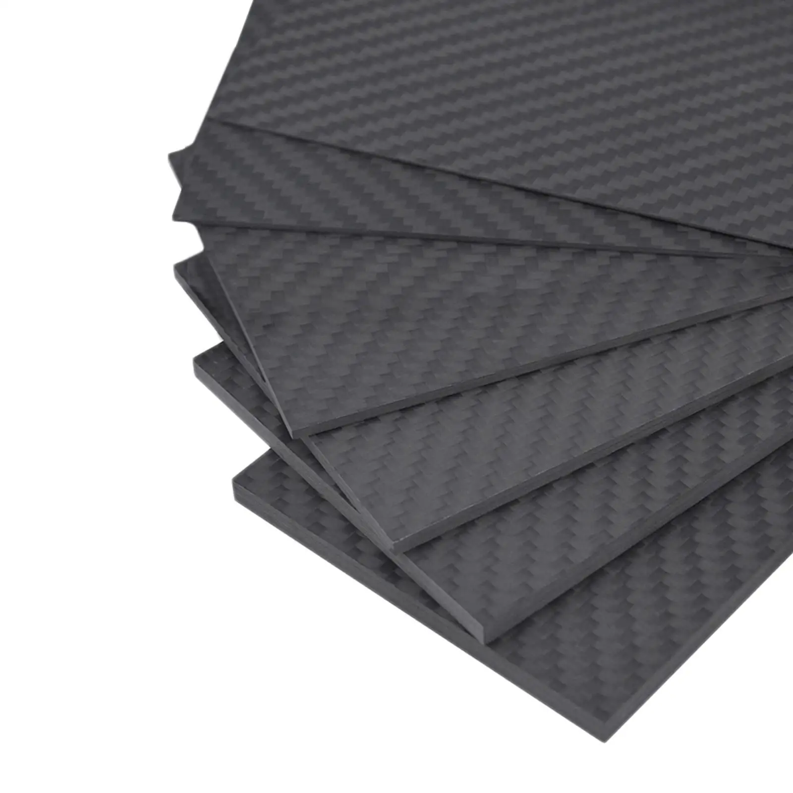 

125x75mm 4MM 5MM 3K Carbon Fiber Plate Weave Panel Sheet for FPV Drone Frame 125x75x5mm