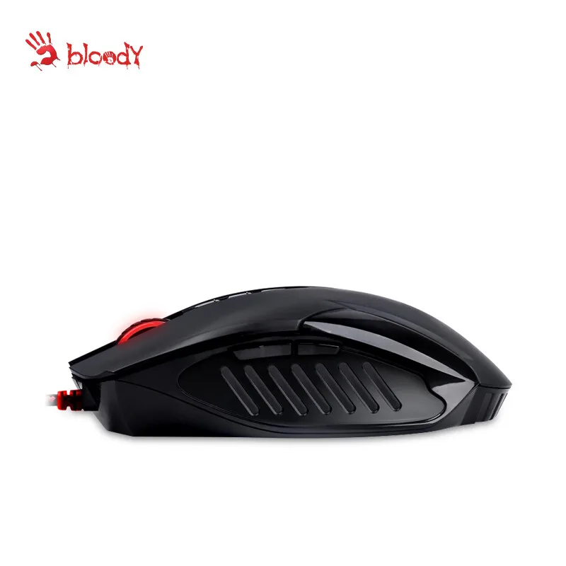 A4TECh Bloody V5m Mouse Wired Macros Programming 3200dpi Gaming Notebook Mouse Both Hands E-Sport Gaming Player Office Boys Gift