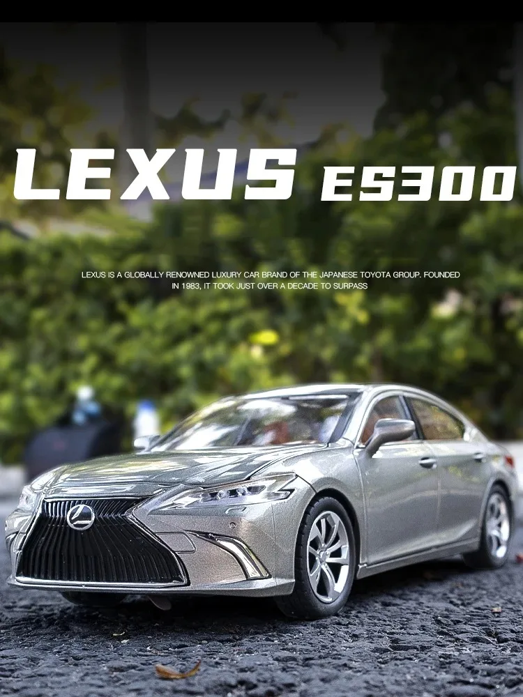1:24 Lexus ES300H Car Model Sound Light Pull Back Toy Car Alloy