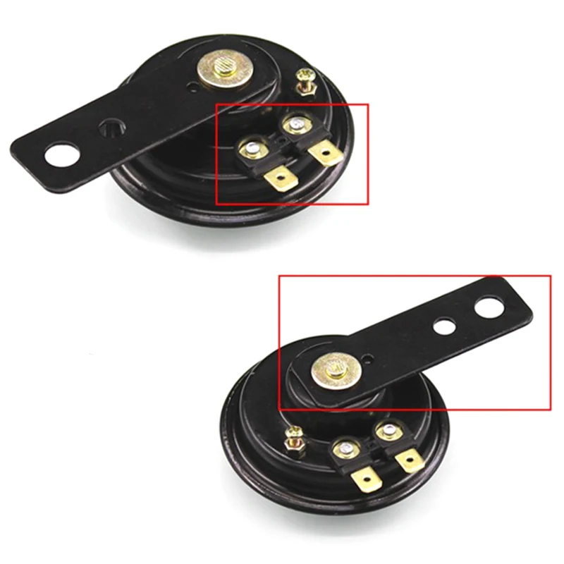 Universal 12V 1.5A 105db Motorcycle Electric Horn Kit Signal Speaker Waterproof Round Loud For Scooter Moped Dirt Bike ATV