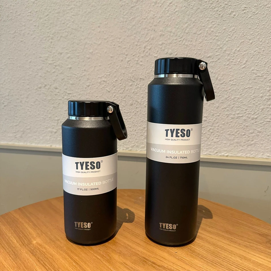 Tyeso Vacuum Insulated Bottle Sports 304 Stainless Steel Hot And Cold Water Bottle 24 Tyeso Vacuum Insulated Bottle Sports 304 Stainless Steel Hot And Cold Water Bottle