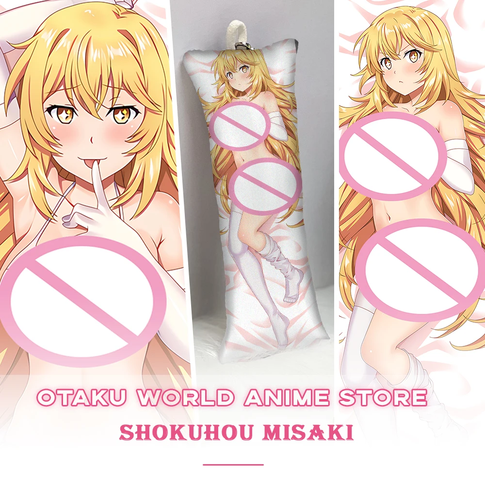 

Shokuhou Misaki Dakimakura Anime Otaku 2-Side Print Decor Toaru Kagaku no Railgun Hugging Body Pillow Case Cushion Pillow Cover