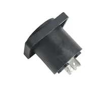 4/10/20pcs 4-Pin Neutrik Style Panel Socket - Compact Locking Connector for Power Amplifier Stage Rack NL4MP 3