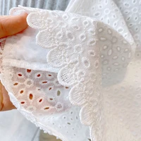 بدلة دانتيل مفرغة للبنات الصغار ، تيشيرت وسراويل قصيرة غير رسمية بدون أكمام ، أطقم ملابس أطفال ، ملابس صيفية ، 1