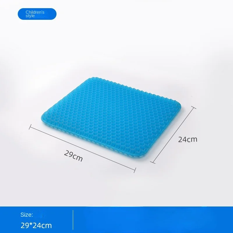 Dropship Gel Seat Cushion Non-Slip Breathable Honeycomb Sitting Cushion  Pressure Relief Back Tailbone Pain Cushion Pad With Removable Cover For Car  Office Chair Classroom Travel to Sell Online at a Lower Price