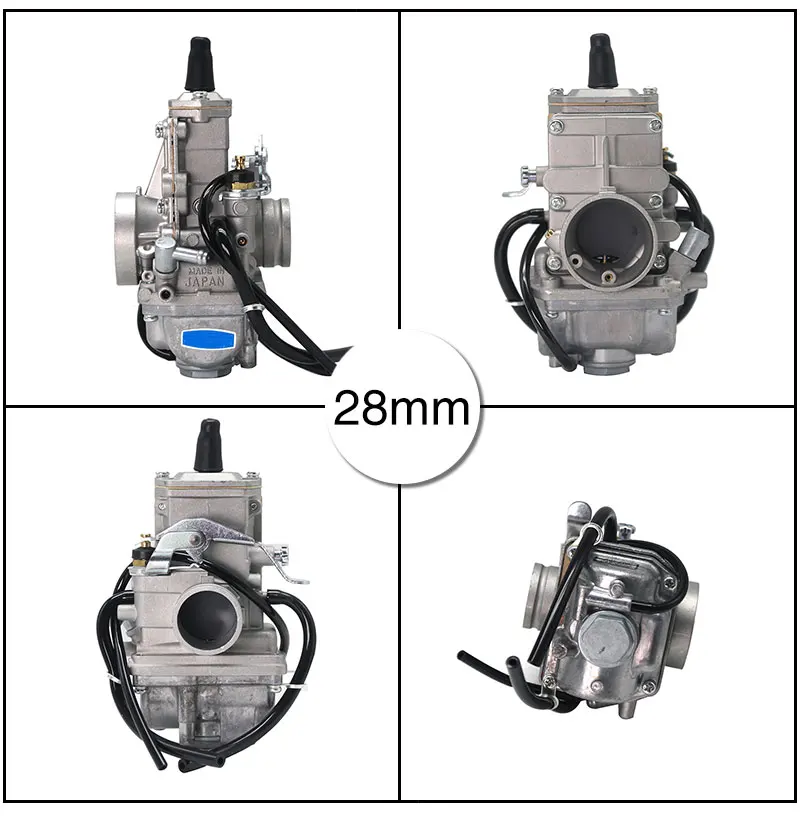 Mikuni Flat Slide Carburetor Spigot TM24-38 for TM24 TM28 TM30 TM34 TM32 TM38 Carburador Vergaser, 42-6100 Carb 28 - Racext Mikuni Flat Slide Carburetor Spigot TM24-38 for TM24 TM28 TM30 TM34 TM32 TM38 Carburador Vergaser, 42-6100 Carb - - Racext 27