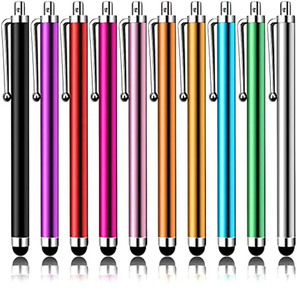 50-100Pcs Metal Capactive Stylus Pen for iPad iPhone Samsung Tablet PC Smart Phone