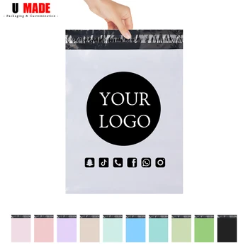 100pcs Custom Poly Mailer with Logo Self Seal Plastic Shipping Bags Personalized Packaging for Business Shipping Envelopes 1
