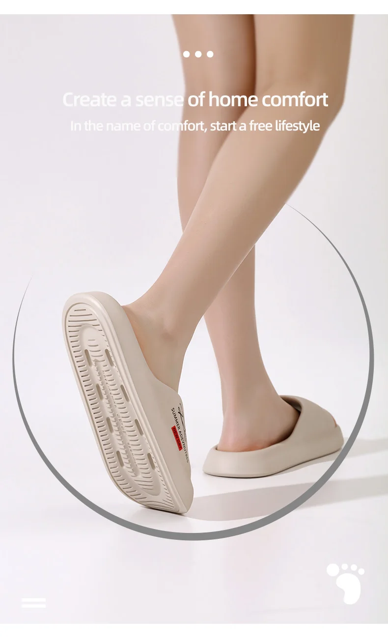 إيفا الصيف المضادة للانزلاق مقاومة للرائحة داخلي في الهواء الطلق الحمام النعال العصرية المنزل الراحة الأحذية