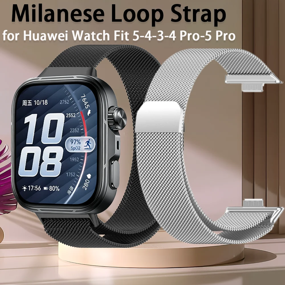 Magnetic Milanese Loop Metal Bracelet Strap - Comfortable and Stylish