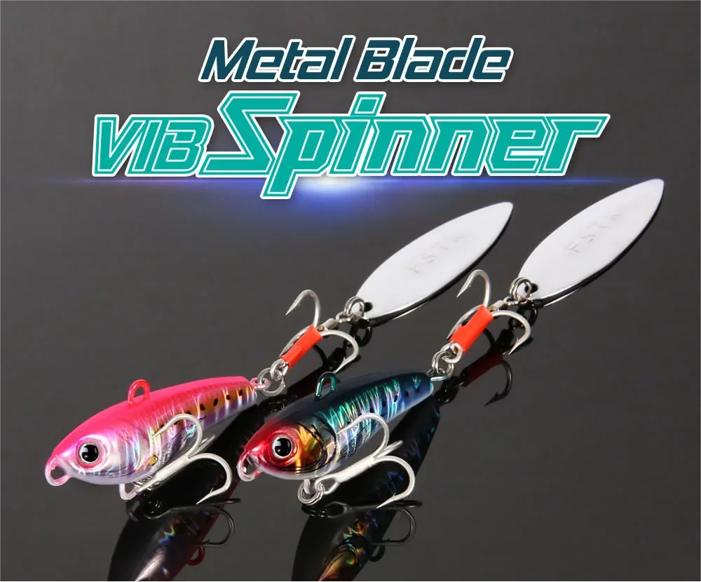 FSTK Süßwasser Makrele Bass Metall Vib Shad Casting Shore Jig 14 21 28G Jigging Klinge Löffel Angeln Köder künstliche Köder Tackle – Detail 1