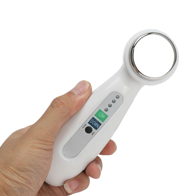 1Mhz Ultrasonic Facial Body Cleaner Massager Machine Handheld Galvanic Spa Skin Tightening Body Slimming Wrinkle Removal