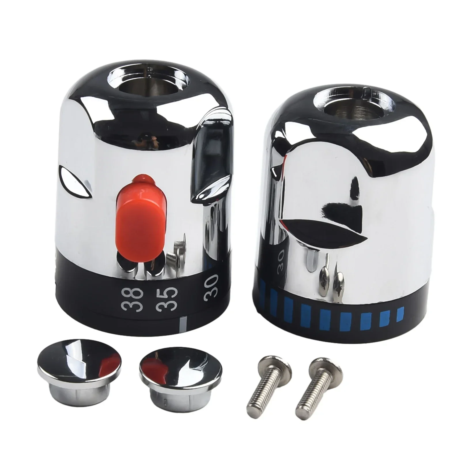 ABS Constant Temperature Tap Valve Core Control Handle Valve Replacement Head Switch Control Handle Bathtub Shower Tap Intellect