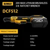 DEWALT DCF512 Ratchet Right Angle Wrench Variable Speed Brushless Power Wrench LED light Cordless 20V Battery Power Tools 4