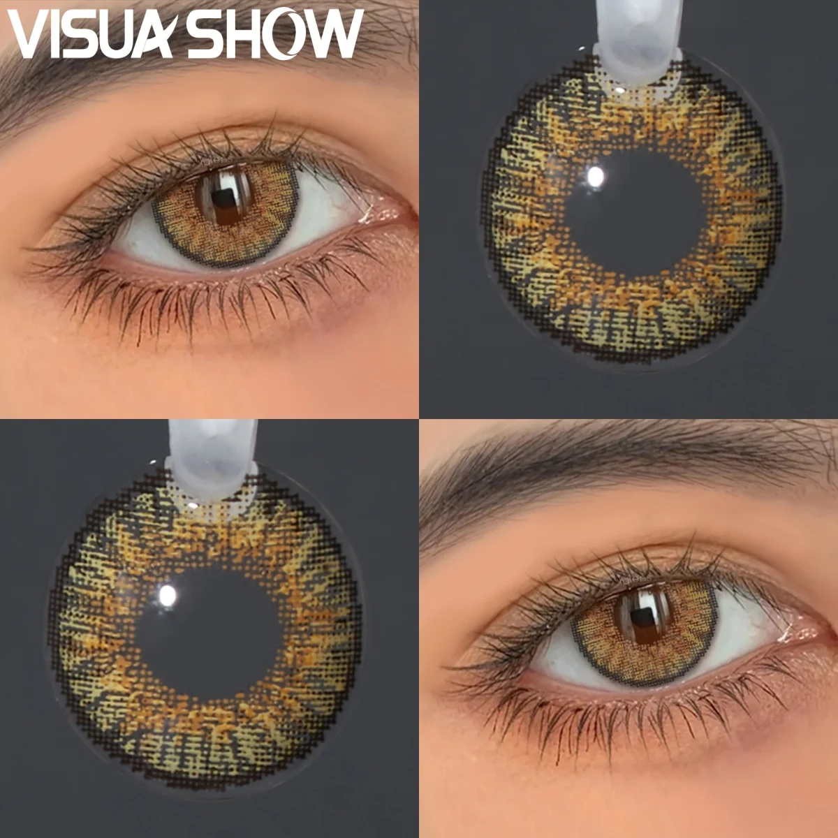 VISUASHOW Natural Look Color Contacts - Fashion Makeup Accessories