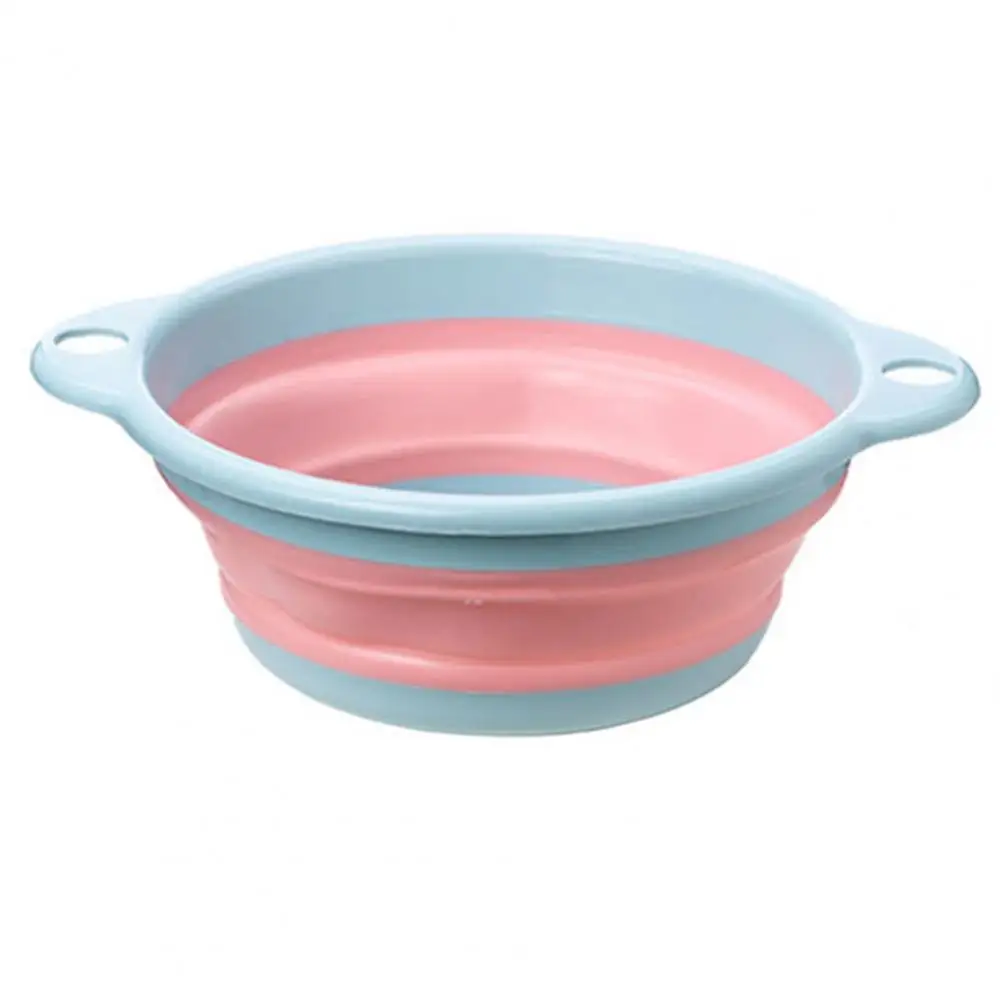 Folding Wash Basin Collapsible Wash Basin Foldable Wash Basin Wearable Folding Washbasin Lightweight Wash Basin Space Saving Portable Plastic Foldable Basin Multifunctional