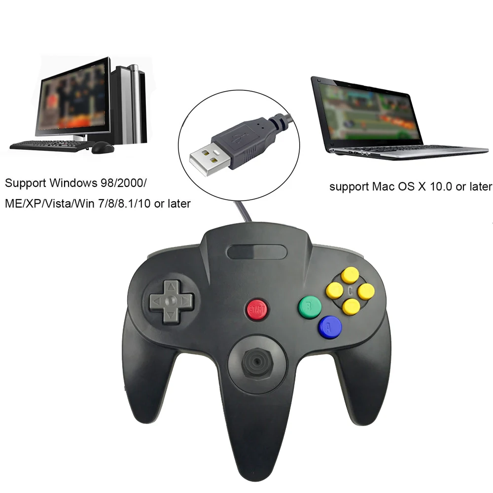 Nintend Switch N64   Ʈѷ, USB е, NGC ̽ƽ ť Ʈѷ, N64, Mac, PC