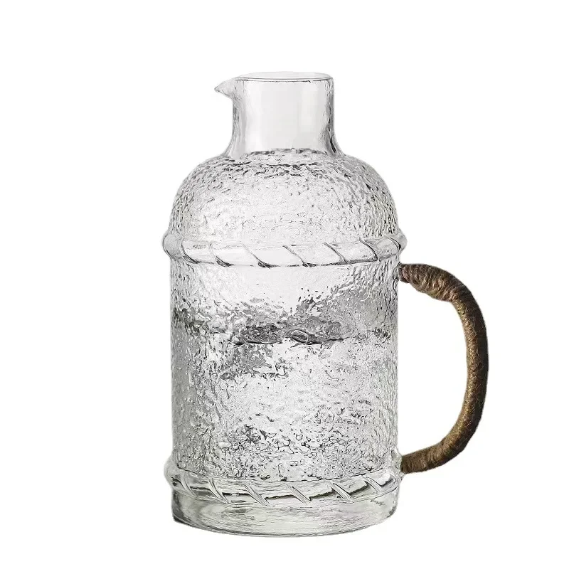Japanese Style Thickened Glass Cold Water Kettle Set Household Cold Boiled Water Kettle Heat-resistant Teapot