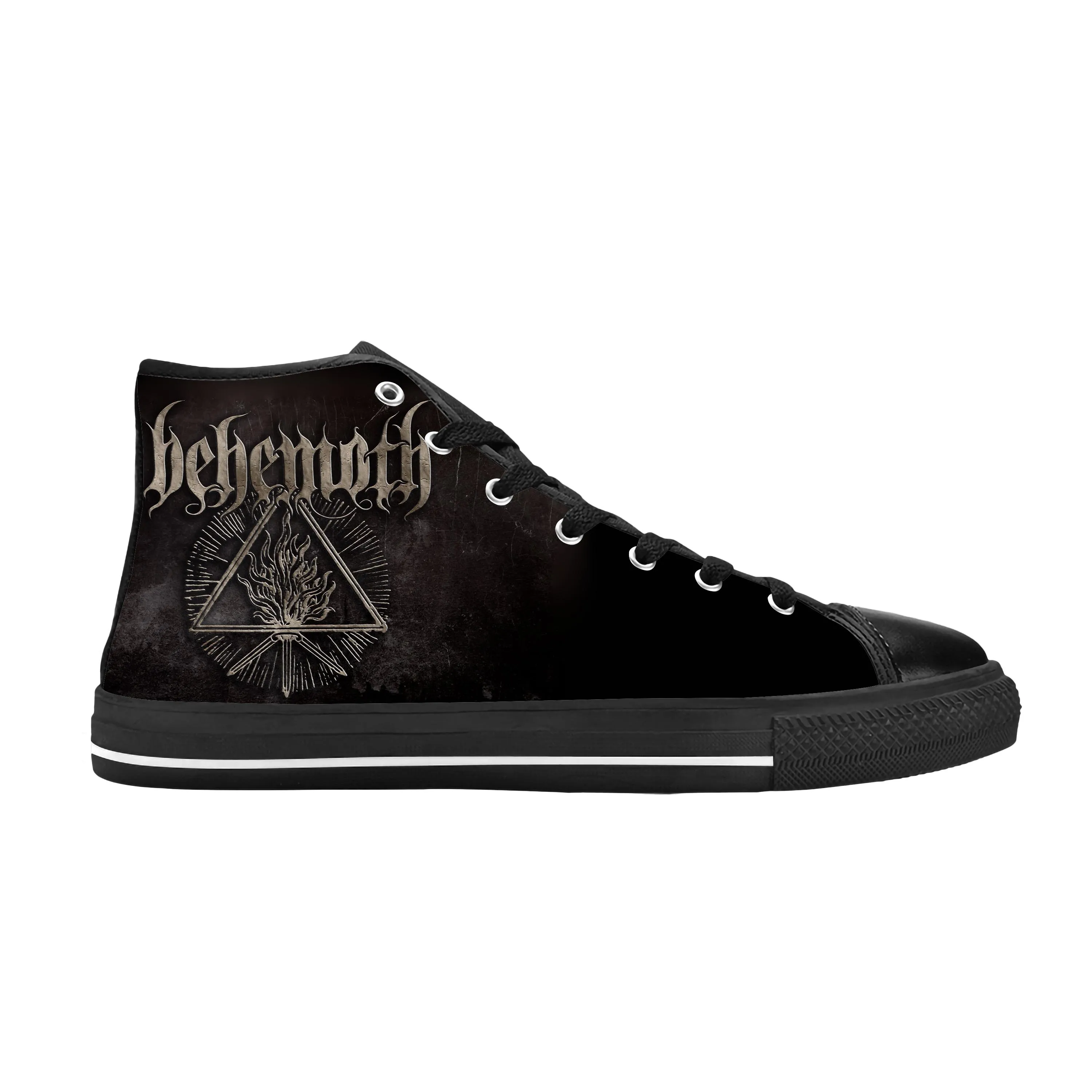 Behemoths Black Metal Rock Band Music Singer Cool Casual Cloth Shoes High Top Comfortable Breathable 3D Print Men Women Sneakers