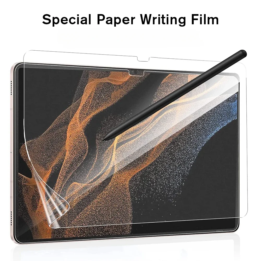 1Pc Paper Like Matte Write Painting Film Per Samsung Galaxy Tab S8 Ultra Plus Sumsung Tab S 8 S8Ultra Screen Protector Not Glass