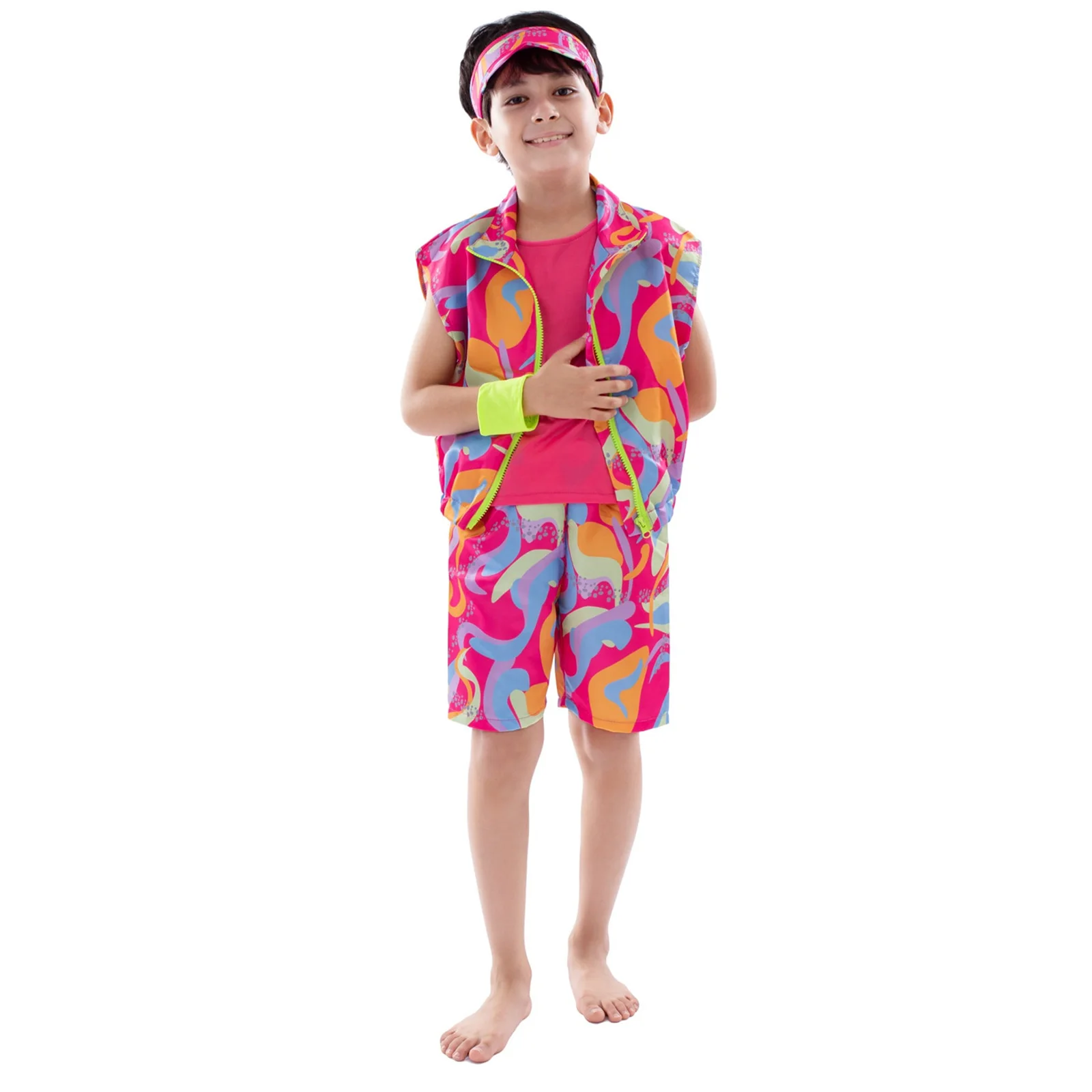 thumbnail image 1 of Película Niñas Cos Niños Ropa deportiva con sombrero Unisex para niños adultos Sandbeach Halloween Fiesta Cosplay Uso diario Uniforme Traje, 1 of 5
